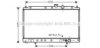 AVA QUALITY COOLING MT2064 Radiator, engine cooling